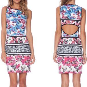 Clover Canyon x Revolve Floral Garden Scarf Dress Medium Bodycon Going Out Party